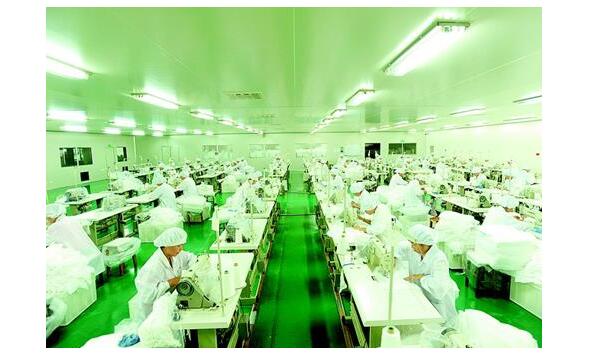 忙碌的仙桃無紡布企業