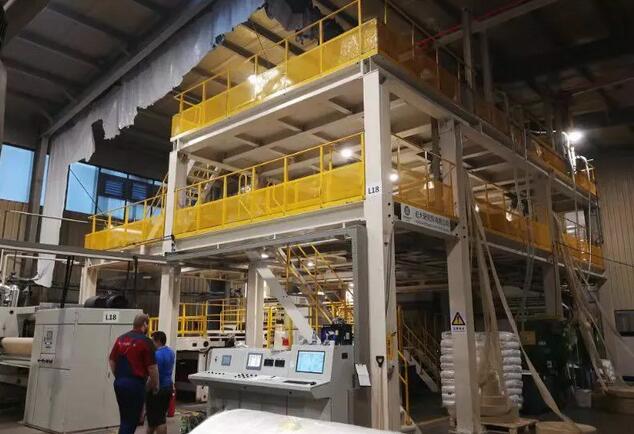 雙組分紡粘生產(chǎn)線